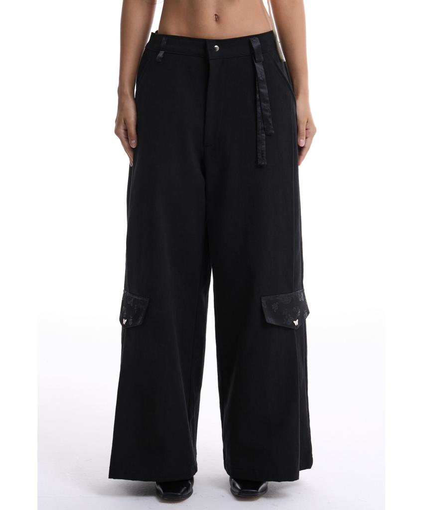 71TO96 Daenggi Cargo Pants (Black)