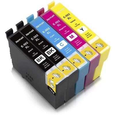 Ink Cartridges 502XL - Epson - Compatible Workforce WF-2860 - Pack of 5 - Multi-colors - Non-original