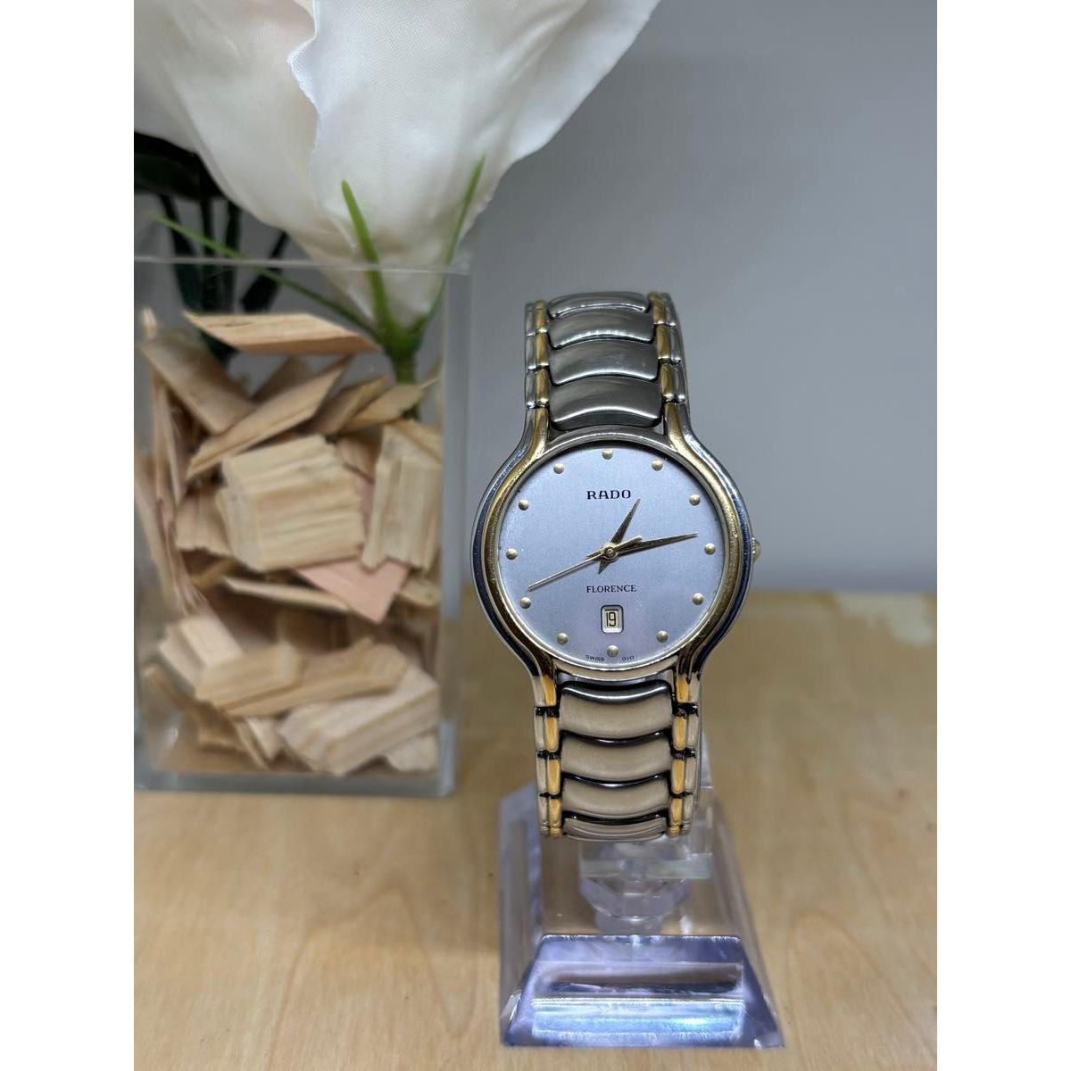 Used Working item RADO FLORENCE Rado Florence quartz watch combination color