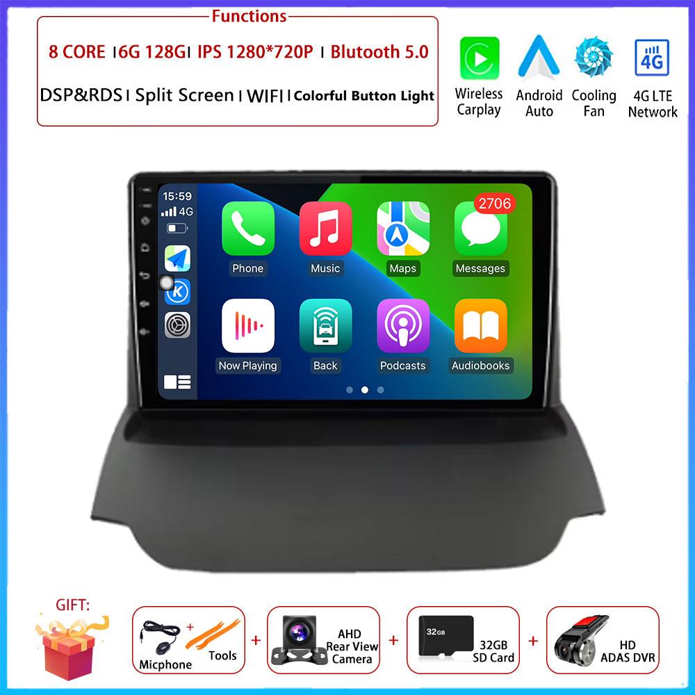 9 “ 4G Android OS Carplay Auto For Ford Ecosport 2013 2014 2015 - 2017 Car Radio Navigation GPS Multimedia Video Player DSP AMI