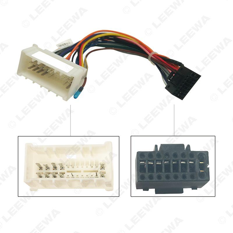 

Hyundai Elantra/Tucson & Kia Cerato 16P Android Навигация с большим экраном Кабель питания и аудио LEEWA