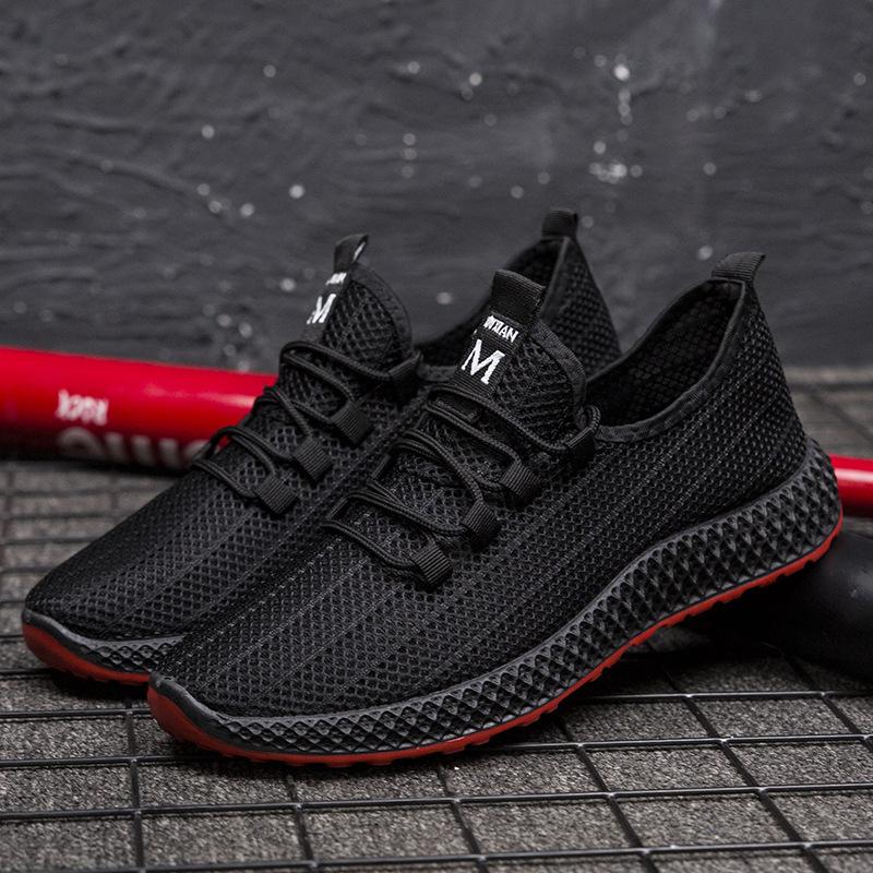 Cheap Men's Shoes Mesh Cutout Sports Shoes Lightweight Soft Soles