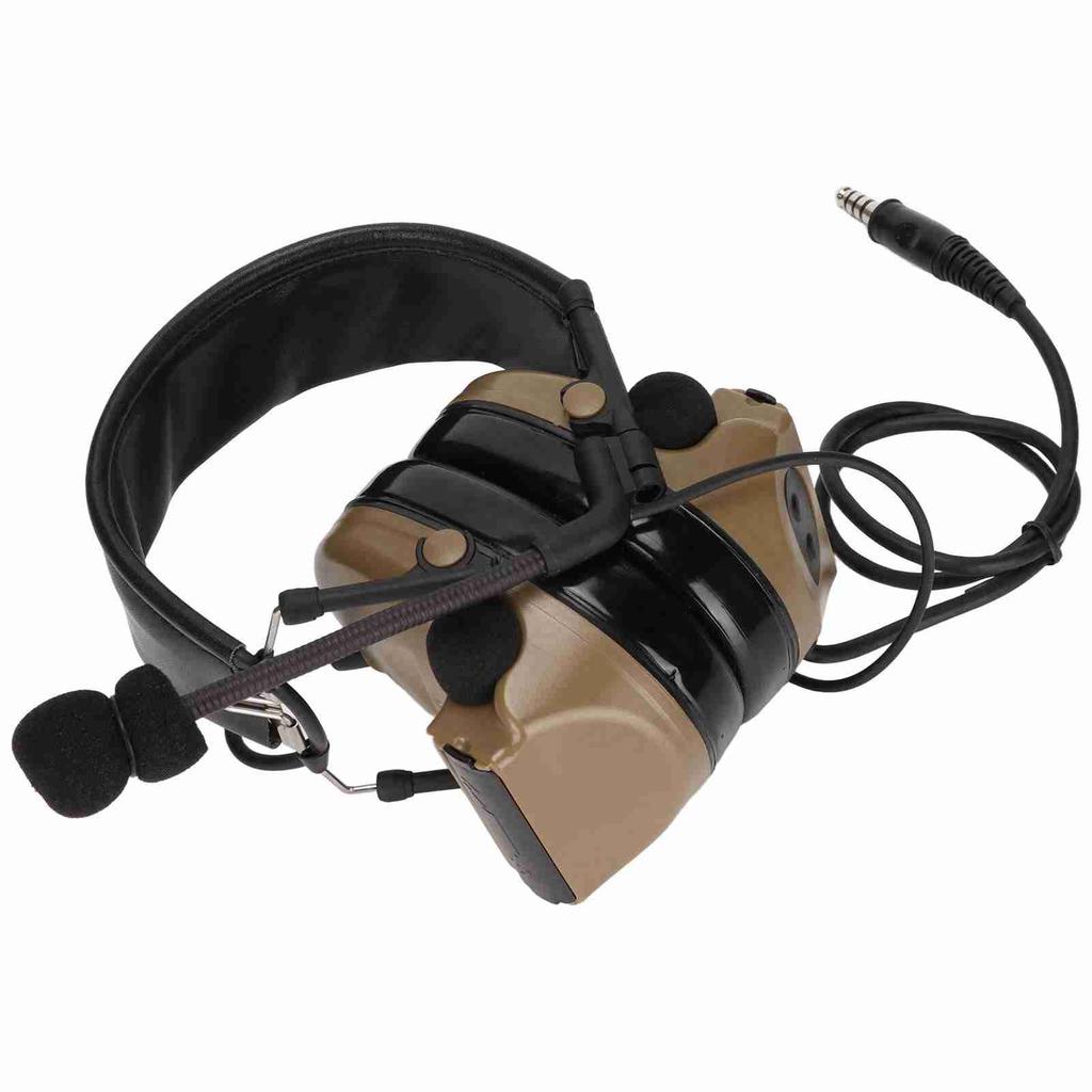 7.1mm Military Headphone Noise Reduction Sound Pick Up Headset with U94 PPT for MOTOROLA T5428