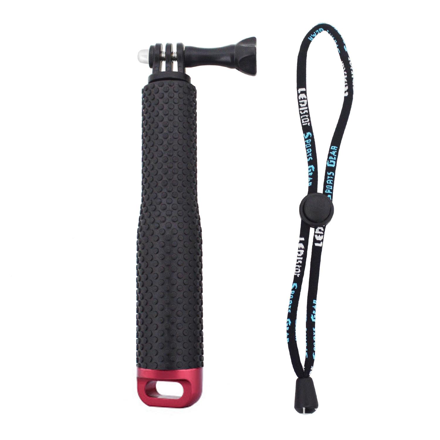 

Выдвижная палка для селфи, водонепроницаемый монопод синего цвета для GoPro Hero11 10 9 8 6, алюминиевый сплав, длинная штанга для SJCAM EKEN красный