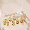 Socks Clip Quick Installation Lovely Drop Prevention Balcony Long Laundry Storage Supplies Wall Hanging Socks Clip Clothespin