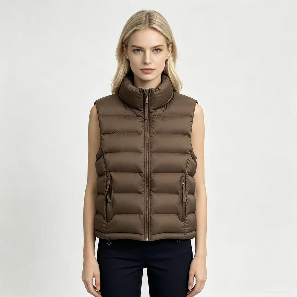Rib cotton vest women's winter new loose thickened vest fashion vest jacket
