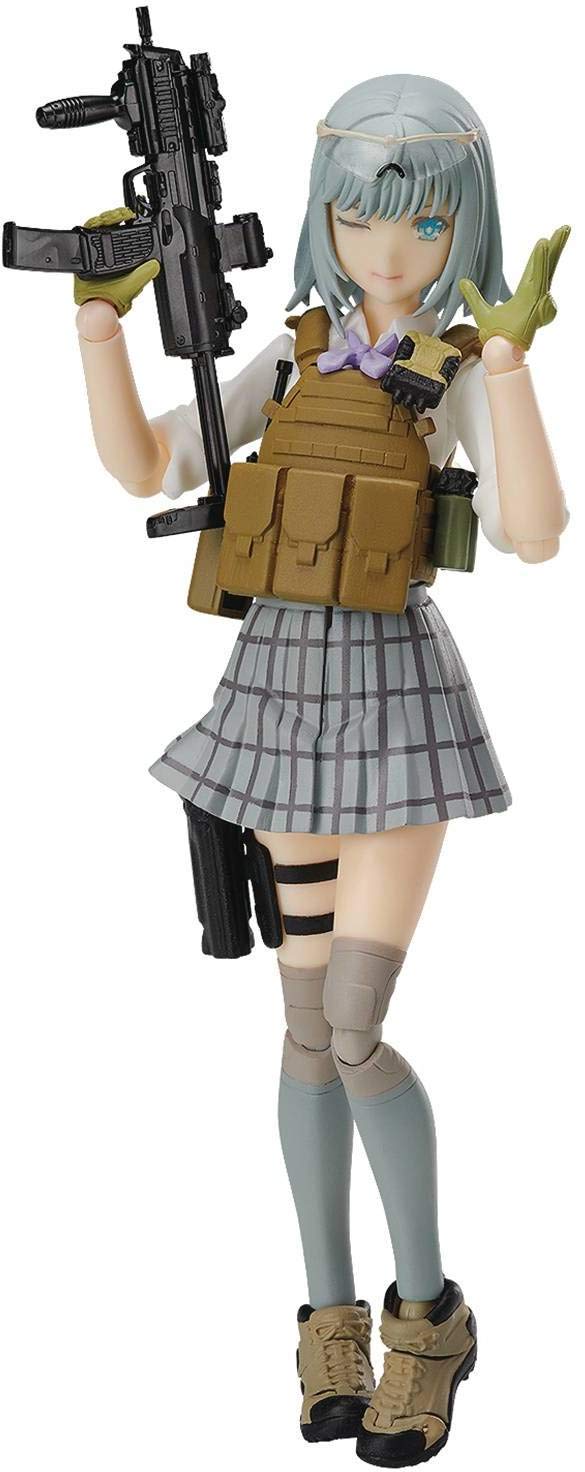 figma Little Armory Шиина Рикка Летняя форма ABS ПВХ раскрашенная подвижная фигурка Вер. Немасштабируемый и