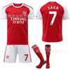 2526 Models No. 7 Saca 8 Erdecaux Jersey 41 Rice Arsenal Home 14 York Reyes Football Jersey Set