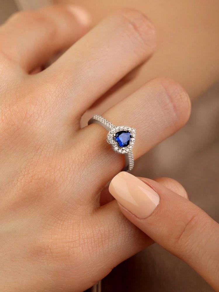 Gorgeous Zircon Shiny Love Heart Ring for Women Engagement Wedding Real 925 Silver Luxury High Quality Fine Jewelry