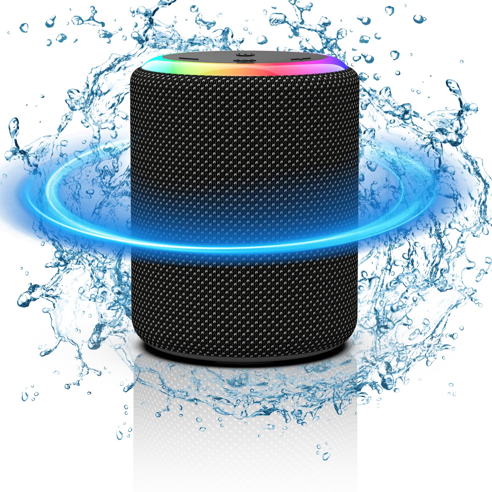 

New Model You Can Hear Your Voice Bluetooth Waterproof IPX7 LED Light Deep Portable Small Bluetooth Loud Volume TF Device Japanese Instruction Manual