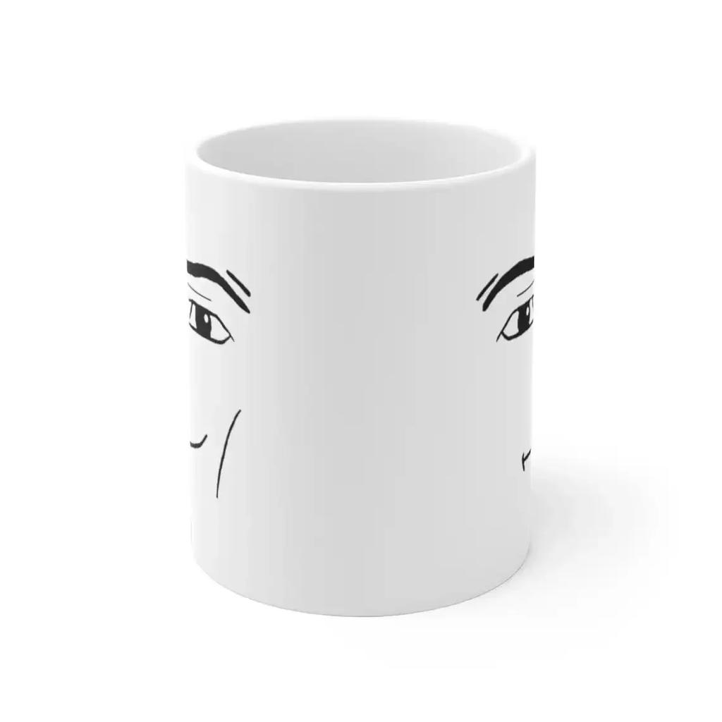 Game Inspired Man Face Mug Funny Men or Woman Faces Coffee Mug Cute Gamer Birthday Gift Back To School Mug