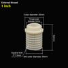 ABS White Female/Male Filter Cup Water Pump Protect Hose Mesh Filter Garden Irrigation Fittings Aquarium Fish Tank Filter Cup