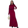 2024 Autumn Women's Slim Spaghetti Strap Long Dress with Feather Patchwork Short Cardigan Set