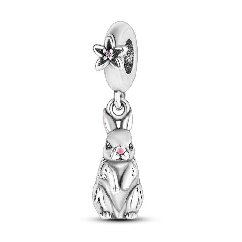 Design Copper Plated Beaded Accessories DIY Cute Animal Bracelet Necklace Pendant Gift