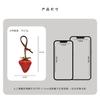 Christmas new strawberry bag pendant three-dimensional resin cute mobile phone lanyard keychain jewelry accessories bag pendant