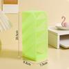 Macaron Color 4 Grid Oblique Insertion Desktop Organizer Pen Holder Pencil Makeup Brush Storage Box School Stationery Quality