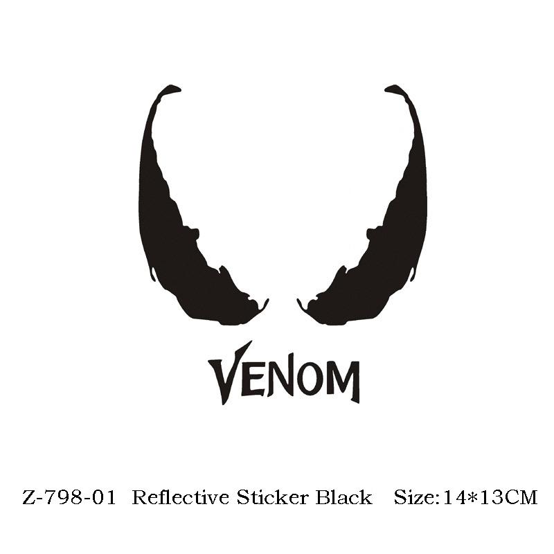 Urocze Naklejki Samochodowe Spider-Man Stylizacja Venom Wodoodporne Szyby Samochodowe Lusterka Wsteczne Śmieszne Naklejki Winylowe Dekoracje Szyby