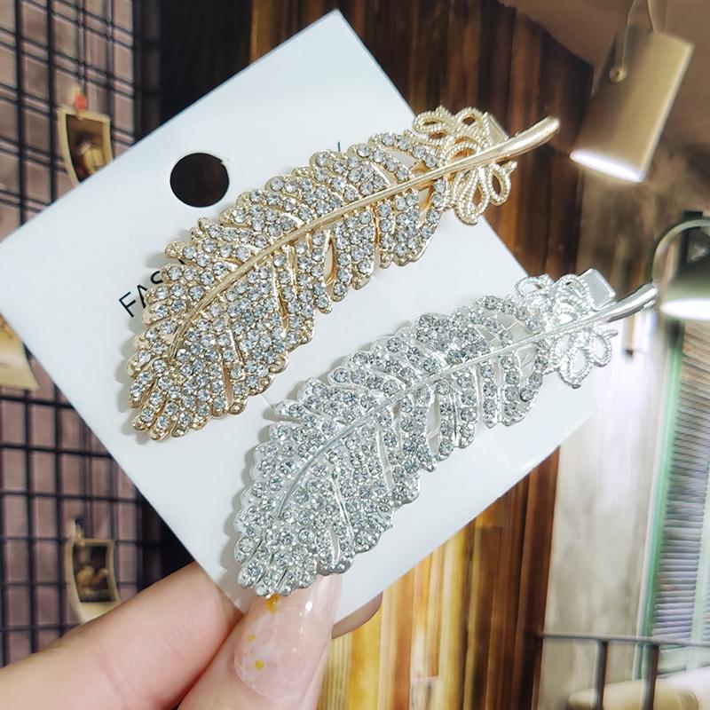 Kristall für Frauen Koreanische Neue Haarnadeln Mädchen Geometrische Perlen Haarspangen Mode Haarklammer Seitenclip Haaraccessoires