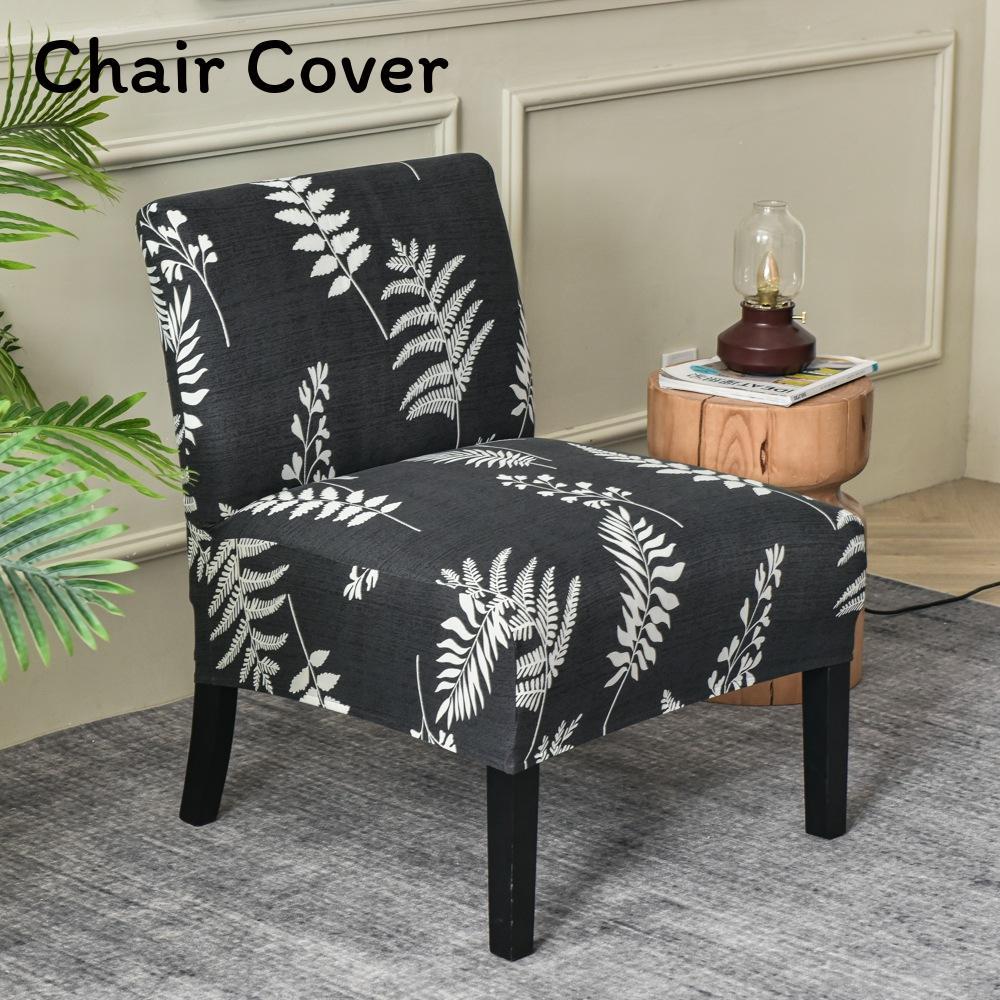 Fat Head Chair Cover No Armrest Fabric Protector With Non Slip And Dustproof For Home Dining Decor