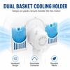 Secure Fixing Fan Ice Pack Holder Simple Design Ice Pack Fixing Bracket  Household Accessory
