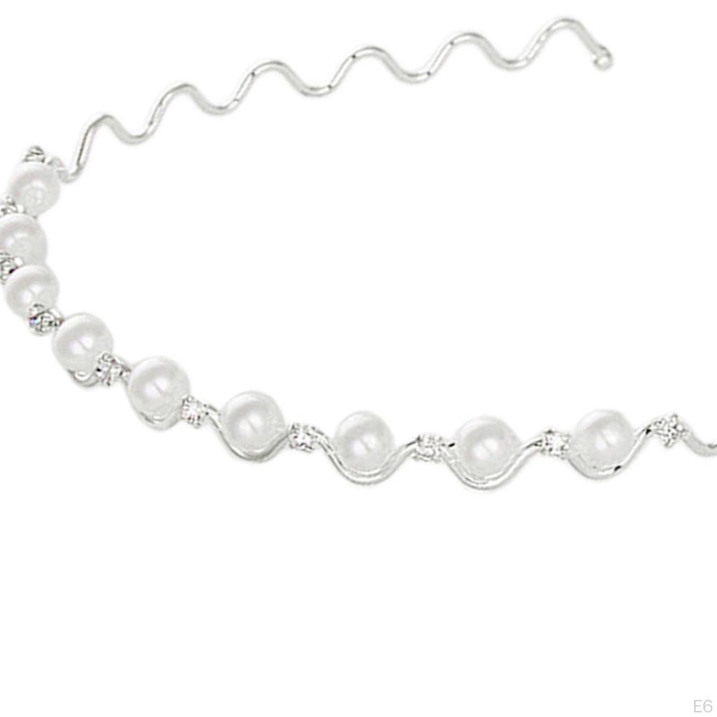 Hair Hoop Costume Accessories Adjustable Rhinestone Headband Band for Bridal Party