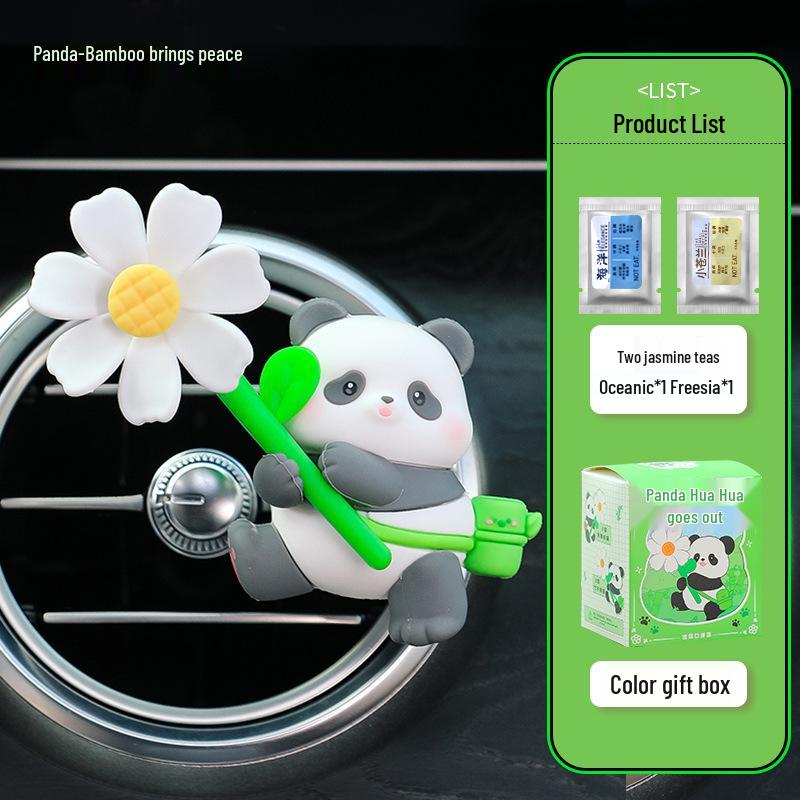 Cartoon Pinwheel Aromatherapy Vent Clip: Small Animal Car Air Freshener.