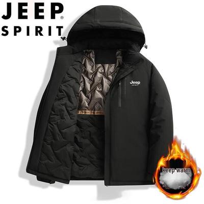 JEEP SPIRIT Men's Hooded Winter Padded Jacket