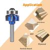 Multiple Semidiameter Corner Rounding End Mill Enhancing Wear Resistance Long Life for Furniture Decoration Work In Single Setups