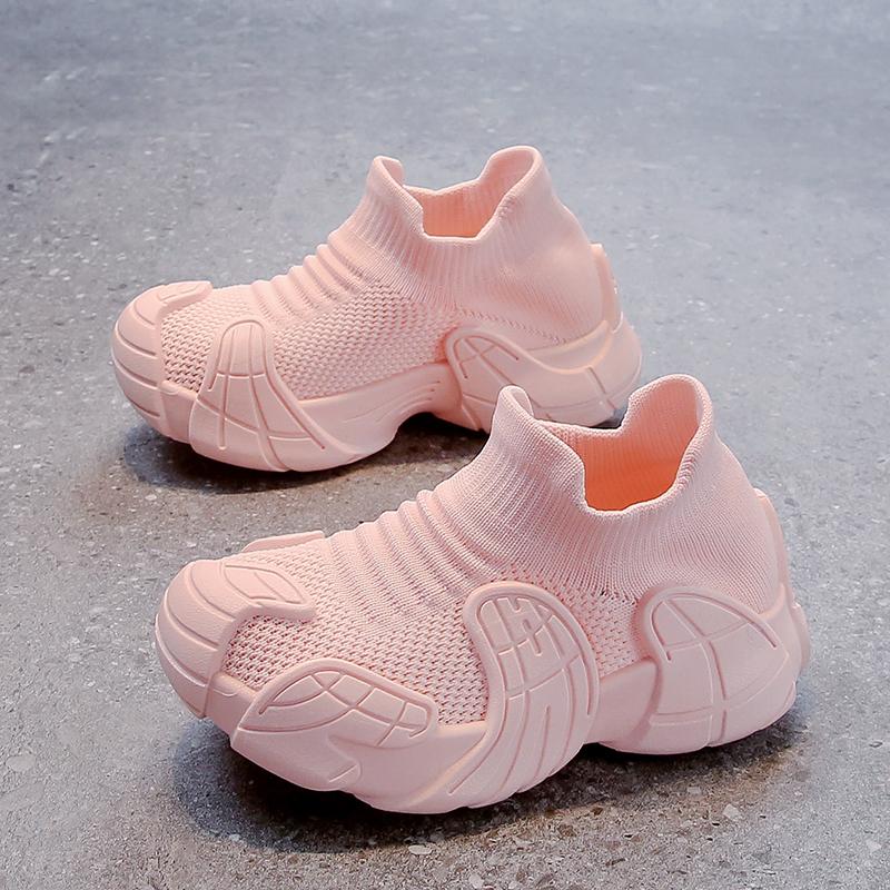 26-37 Children's Oversized Breathable Fashionable Sports and Leisure Shoes Student Versatile Children's Shoes Socks and Shoes