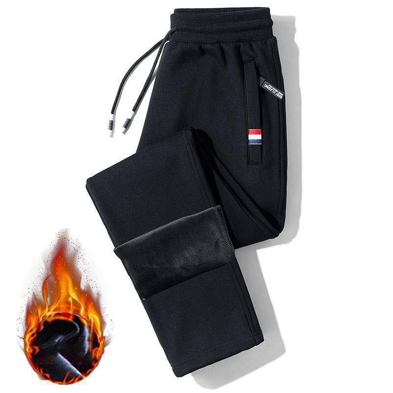 

Мужской зимний утолщенный теплый спортивный костюм из овечьей шерсти, мужские новые повседневные джоггеры на кулиске, мужские хлопковые брюки высокого качества XXXL