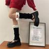 Women Winter Ribbed Knit Leg Warmer Stockings Y2K Harajuku Furry Trim Plush Ball Bow Christmas Leg Cover Long Boot Socks