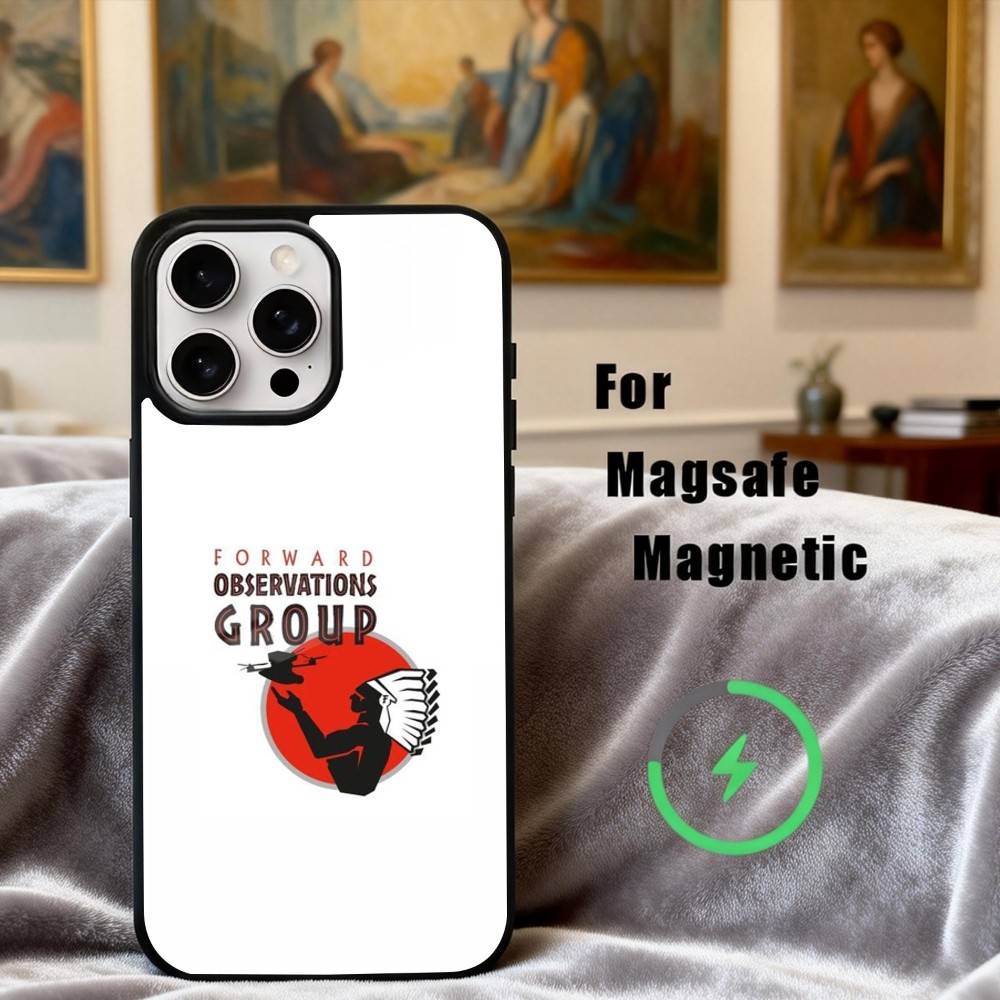F-Forward O-Observations G-Group Phone Case For iPhone17,16,15,14,13,12,11 Plus,Pro Max Magnetic For Magsafe Wireless Charging