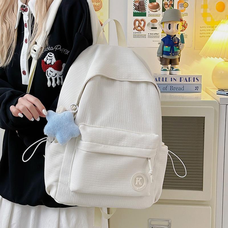 Small Fresh Student Schoolbag New Ins Literary, Light and Simple Daily Commuting Junior High School Student Backpack