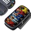Large Capacity 2026 World Cup Pencil Case: Featuring Ronaldo, Messi, Haaland & Mbappé