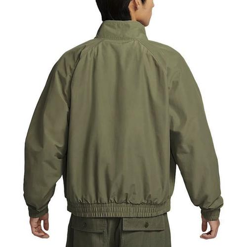 Nike Club Jacket Men's Medium Olive Green/White FZ0657-222