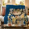 PictureBook W Where The Wild Things A Are Throw Flannel Throw Blanket Suitable for Sofa Living Room Bedroom