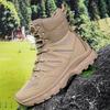 Große Größe Outdoor-Feldtraining Schlachtfeld taktische Schuhe Training Bergsteigen Wandern Kampfstiefel khaki camouflage grün schwarz
