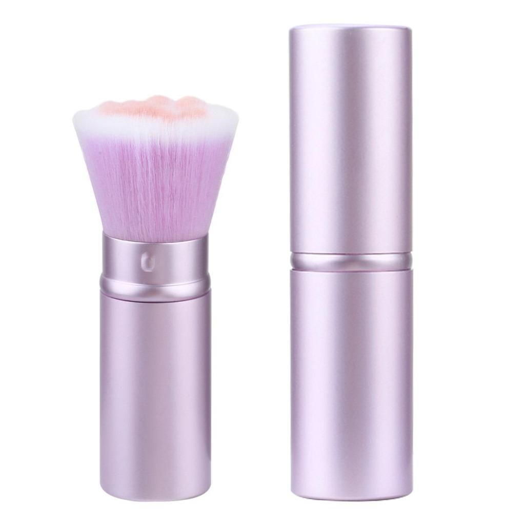New Portable Retractable Makeup Brush - Multifunctional Blush & Powder Tool