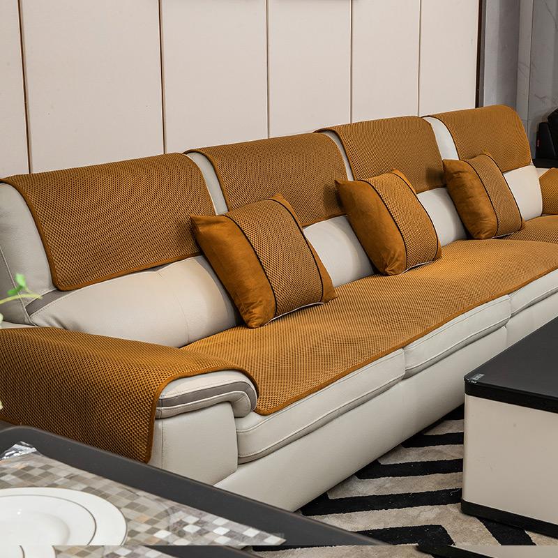 

Американская кожаная подушка для дивана, Подушка для сиденья конкибины, Чехол для подушки сиденья, Нескользящий чехол, Универсальный для всех сезонов Новый Летний 70*70cm