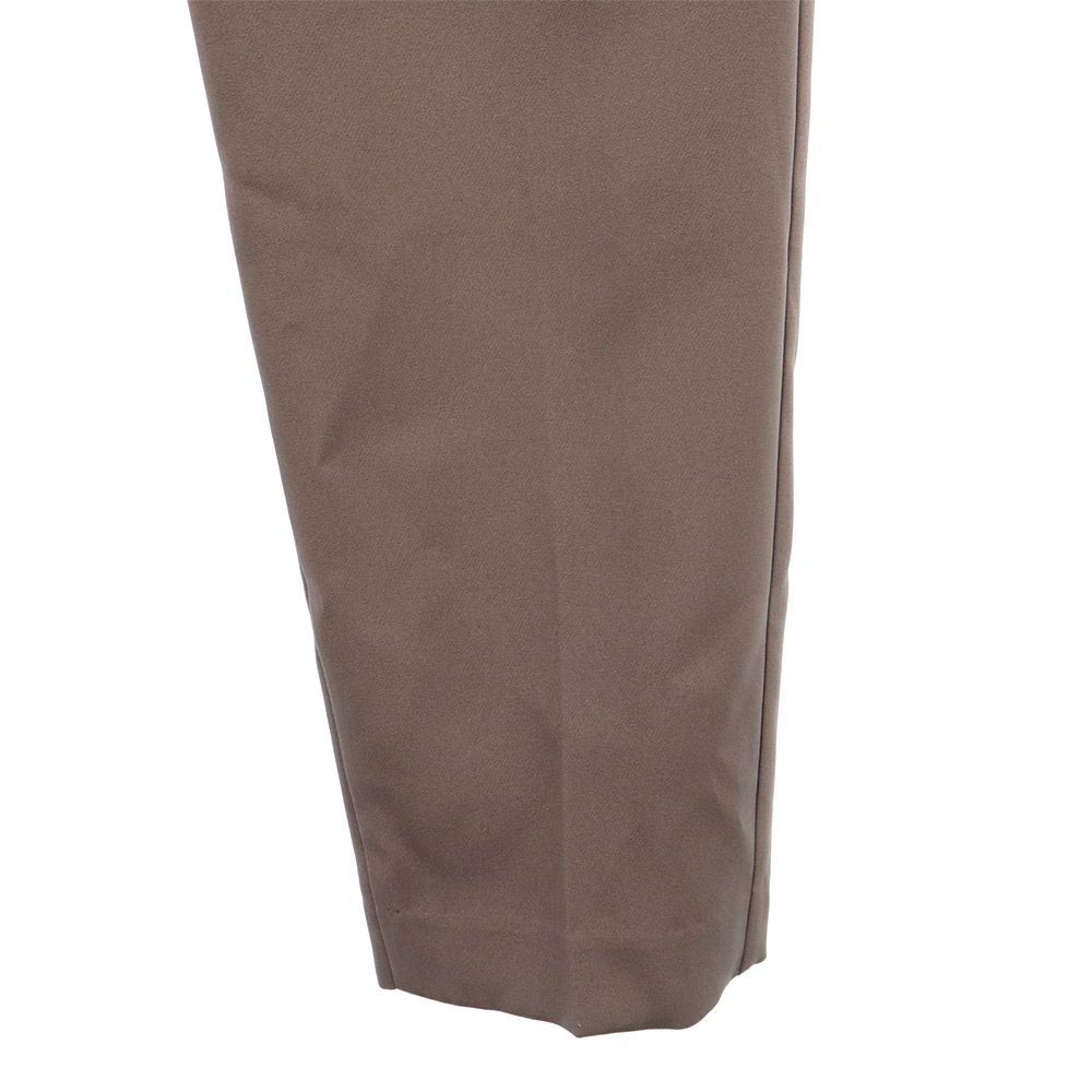 unused nano universe Center press Tapered pants 38 gray Adjust Magic Women Used