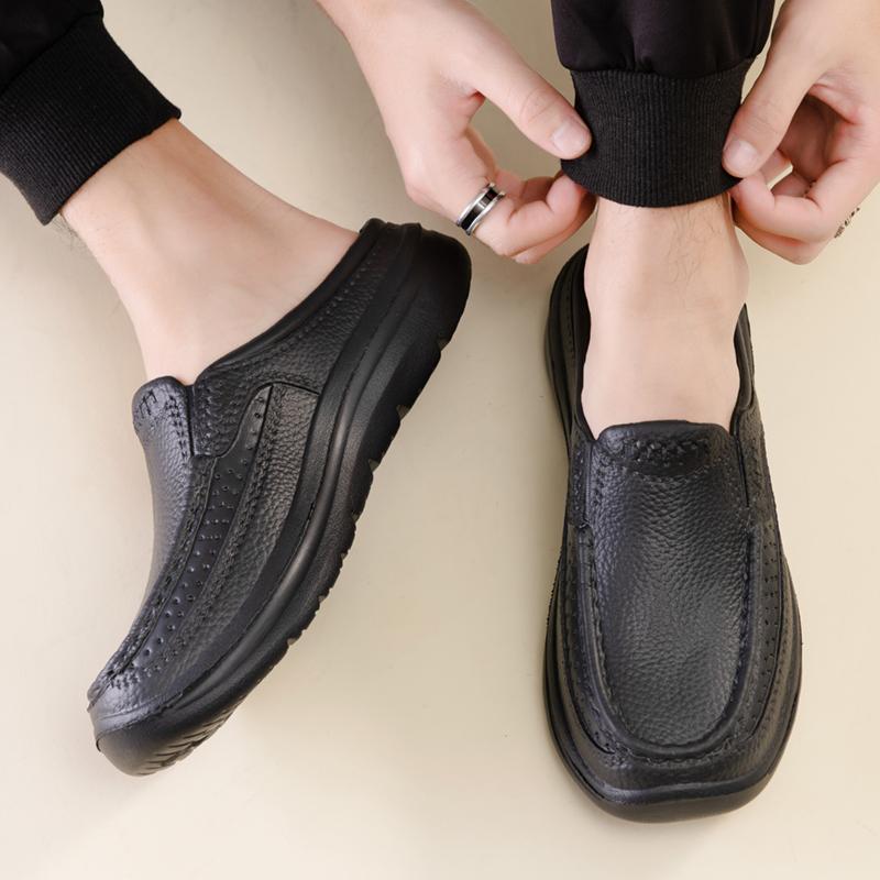 Indoor Sandals Men Slipper for Men Office Slippers Walk Around Home Sliders Mens Shoe Living Room Slippers Men’s Flip Flop