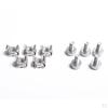 5 Pack Lot - M6X20 Rack Mount Cage Nuts & Screws with Washers Square Clips