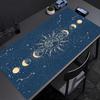 XXL Gaming Mouse Pad Zodiac Moon Phase Magic Circle Starry Deskmat Overlock Rubber Keyboard Mat PC Gamer Computer Accessories