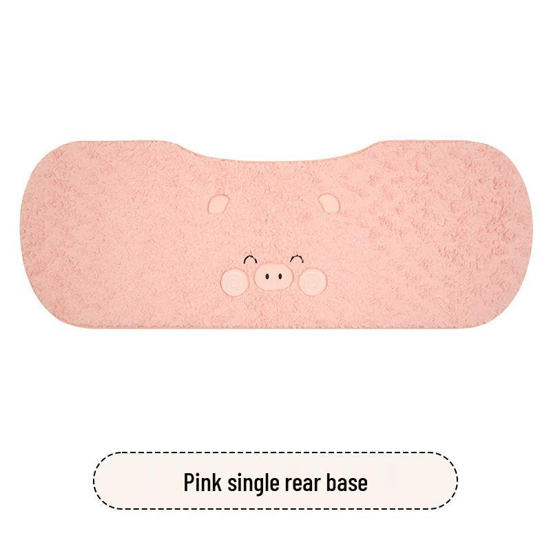 Warmer Plüsch Schwein Cartoon Rücksitzkissen - Winter Wrap-Around