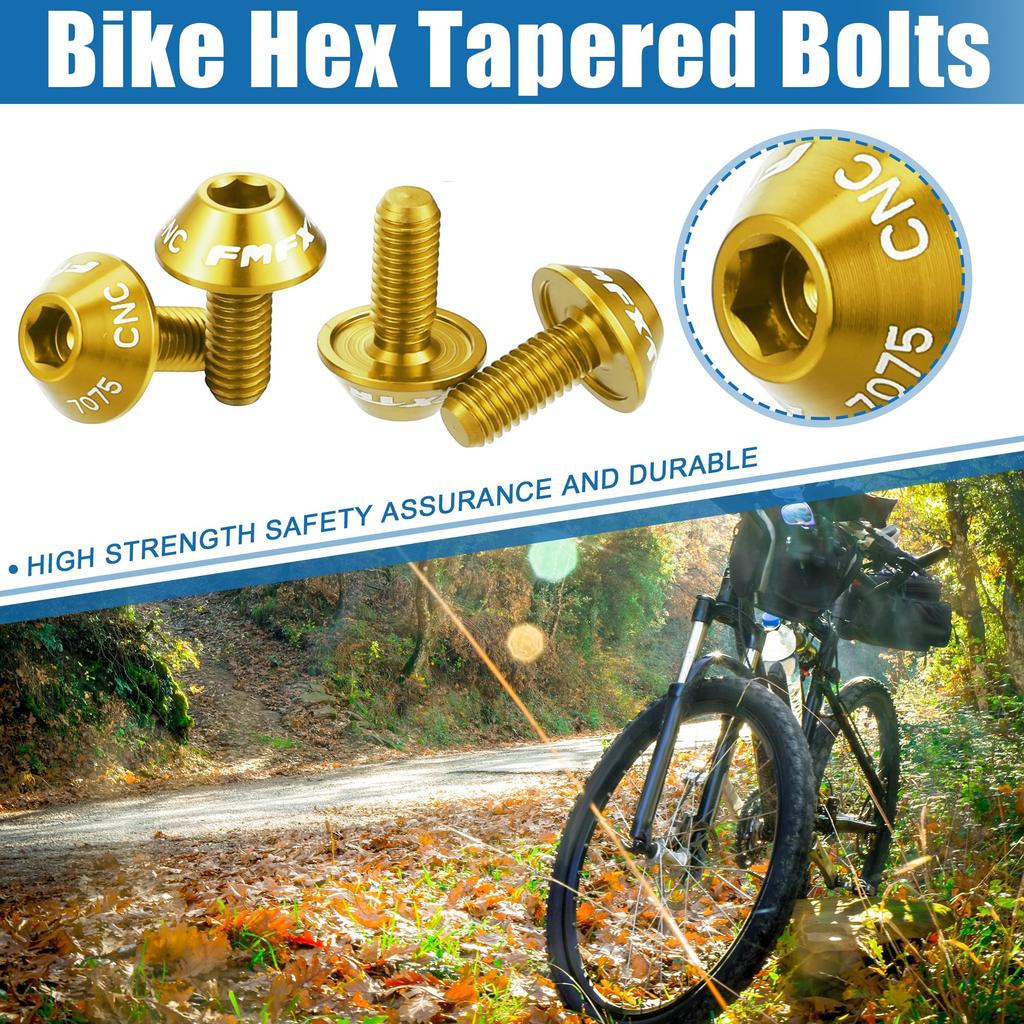 X AUTOHAUX Set of 4 M5x12mm Bottle Cage Bolts Screw Mountain Road BMX MTB