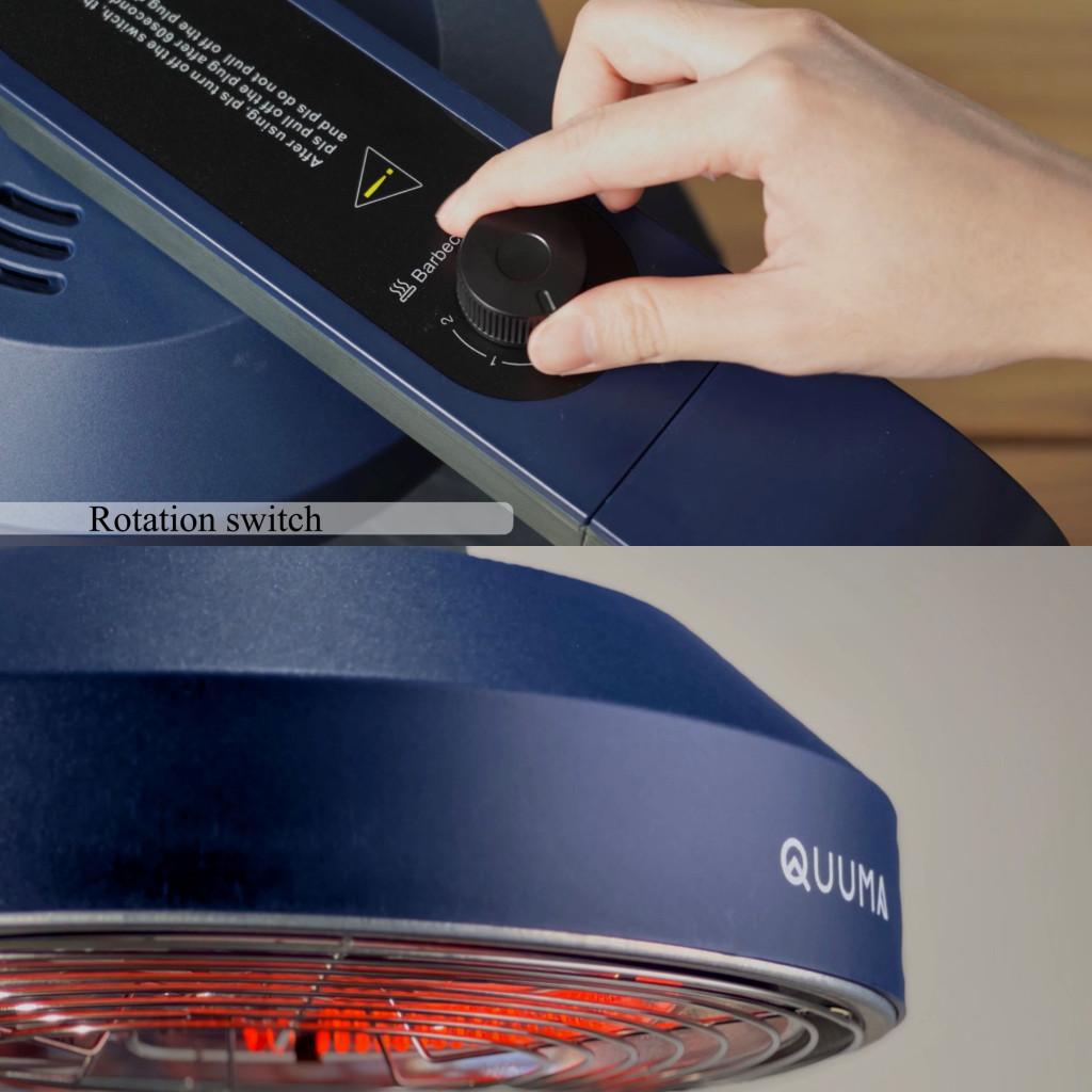 360° BBQ Auto Rotate Baking Pan Portable Electric Barbecue Grill Household Smokeless Barbecue Machine