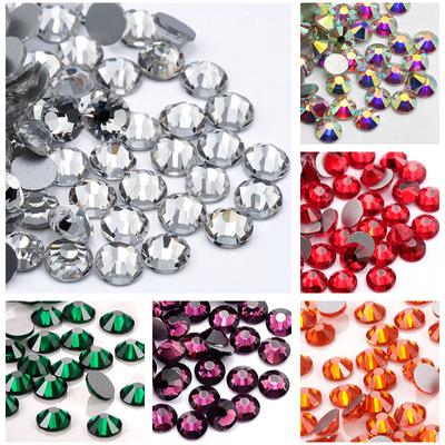 1440Pcs 2Mm Diy Beads  Flat Back Bead Charm  Glitter Beads