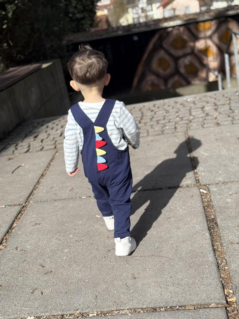 Baby Long 2 Piece Baby Baby Daily Present [Volunboy] Clothes, Boys, Spring, Autumn, Sleeve, Rompers, Overalls, Set, Clothes, Overalls, Cute, Dinosaur,