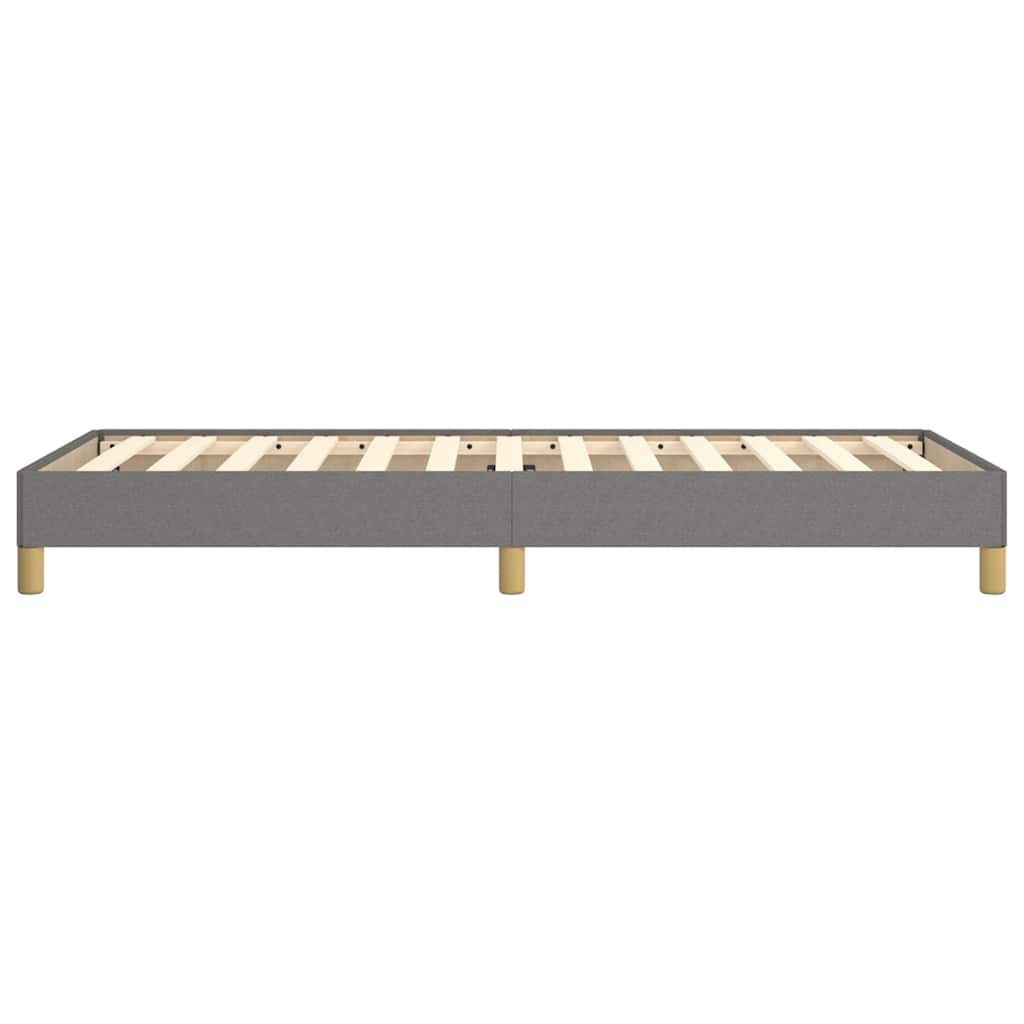 Vidaxl Bed Frame Without Mattress, Dark Gray, 80X200 Cm, Upholstered