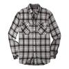 Men's Casual Fashion Plaid Long Sleeve Shirt Men's Pocket Button Shirt